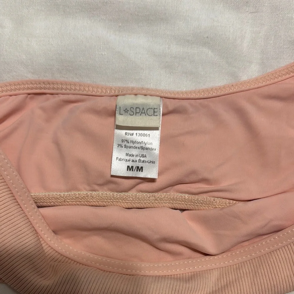 One-Shoulder Ribbed Bikini Top - Picture 2 of 2